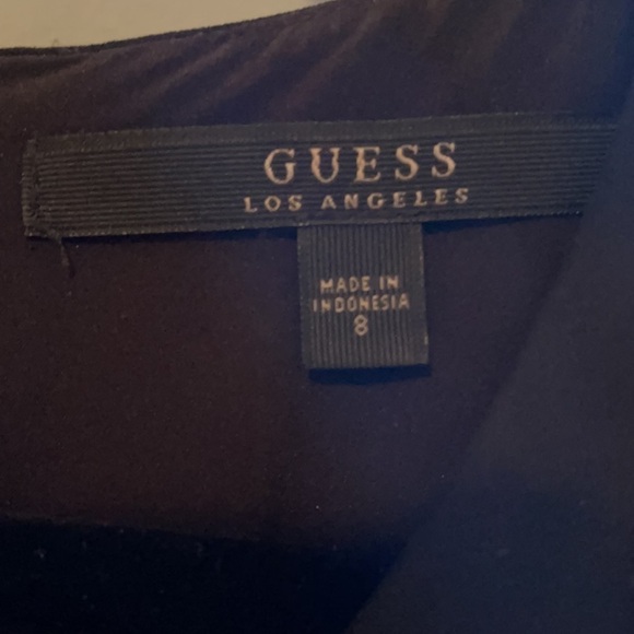 GUESS Cap Sleeve Dress wedding Guest Size 8 LBD Cocktail - Picture 6 of 10